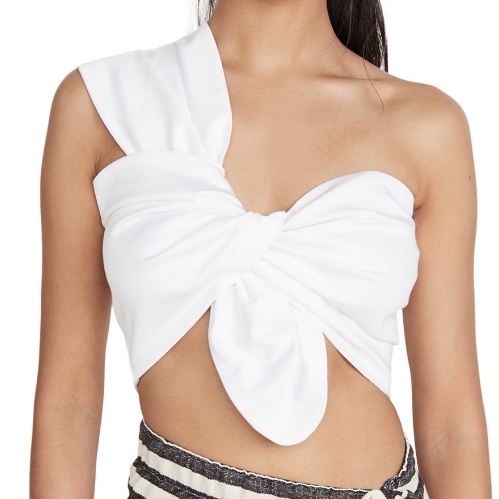 Just Bee Queen Sol One Shoulder Crop Top